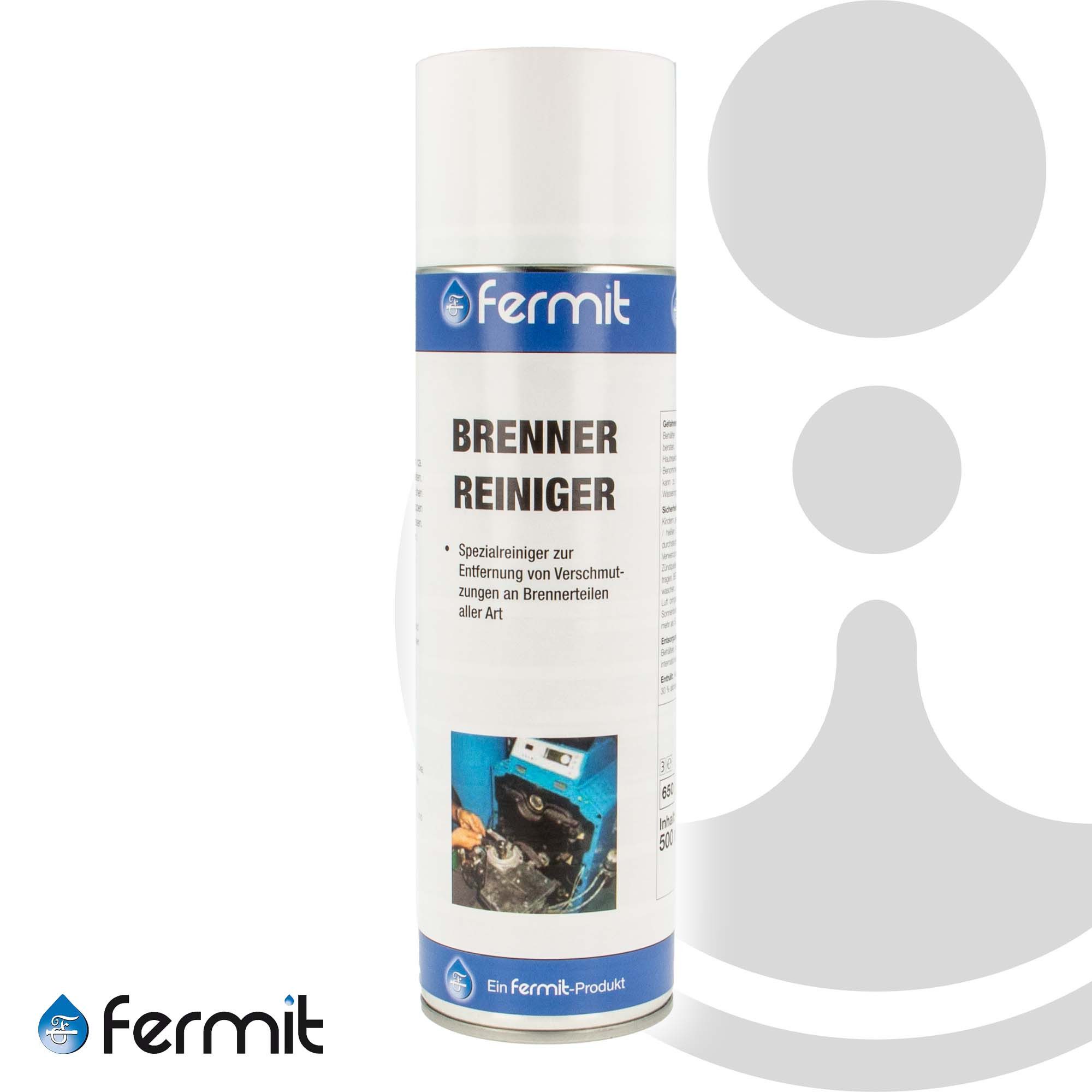 Fermit Brennerreiniger Spray 18006, Sprühdose mit 500 ml Allzweckreiniger
