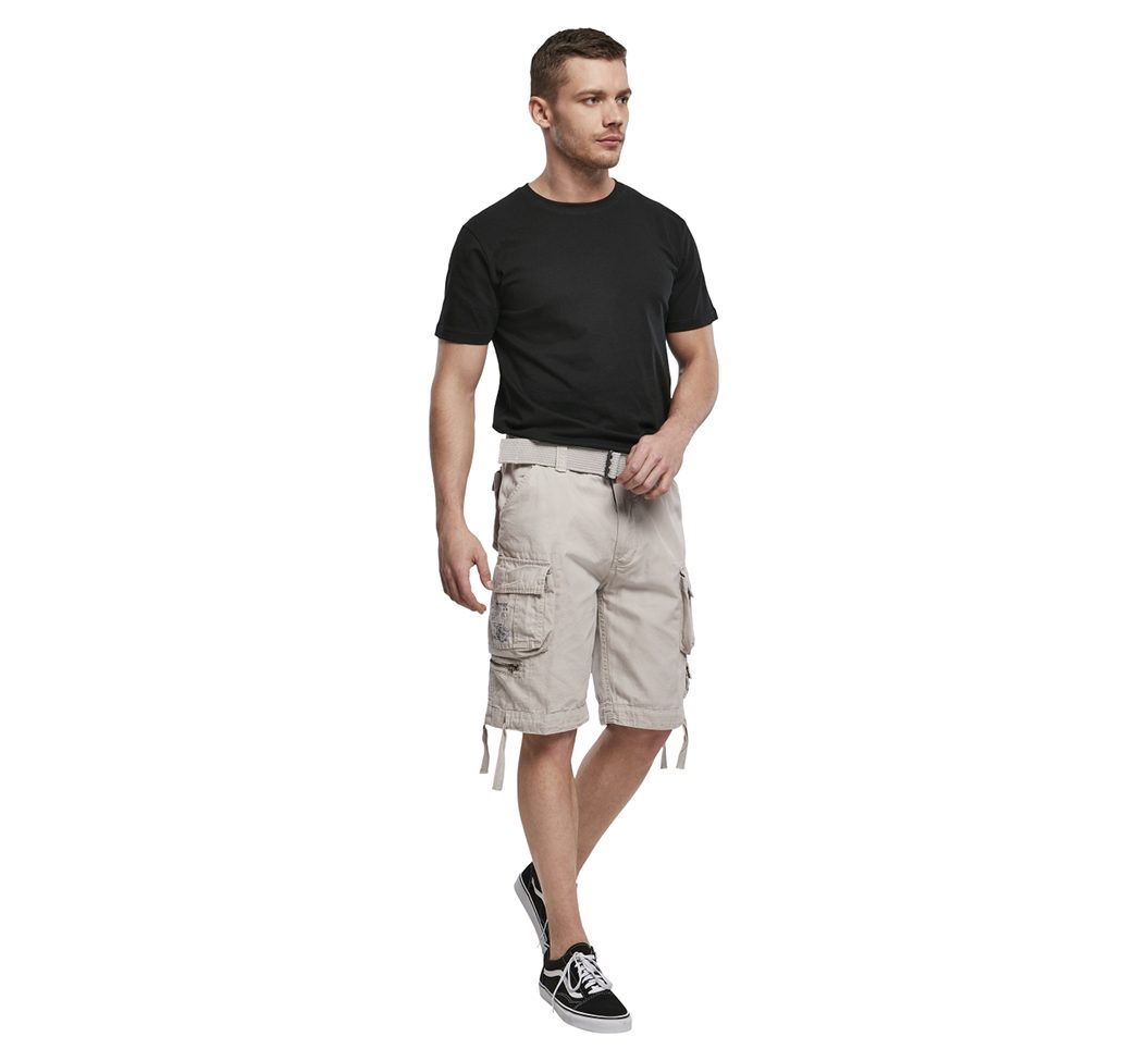 Brandit Cargohose Herren Bermuda Cargo Shorts knielang Kurze Hose Short Gürtel Knielang