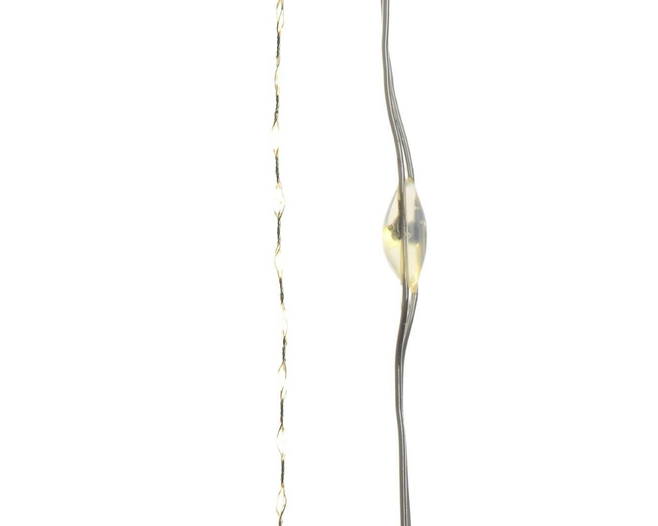 Kaemingk Lichterkette Micro LED Lichterkette Flash außen innen 8Stränge 1m 160LED warm weiß