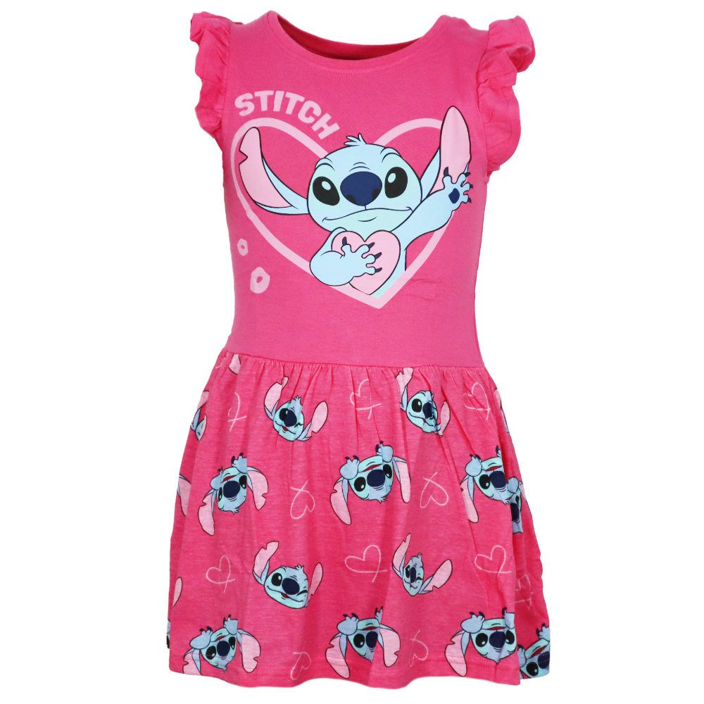 Disney Sommerkleid Disney Lilo und Stitch Kinder Mädchen Sommerkleid Kleid