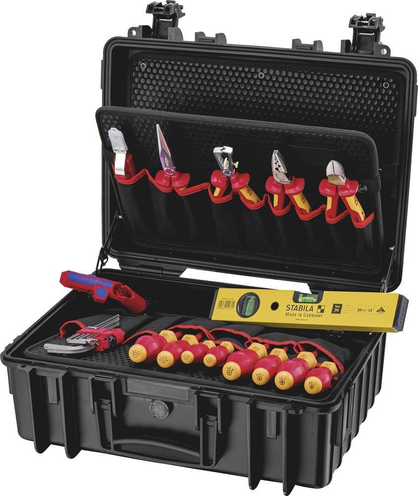 Knipex Werkzeugkoffer Werkzeugkoffer "Robust23 Start" Elektro 24-teilig