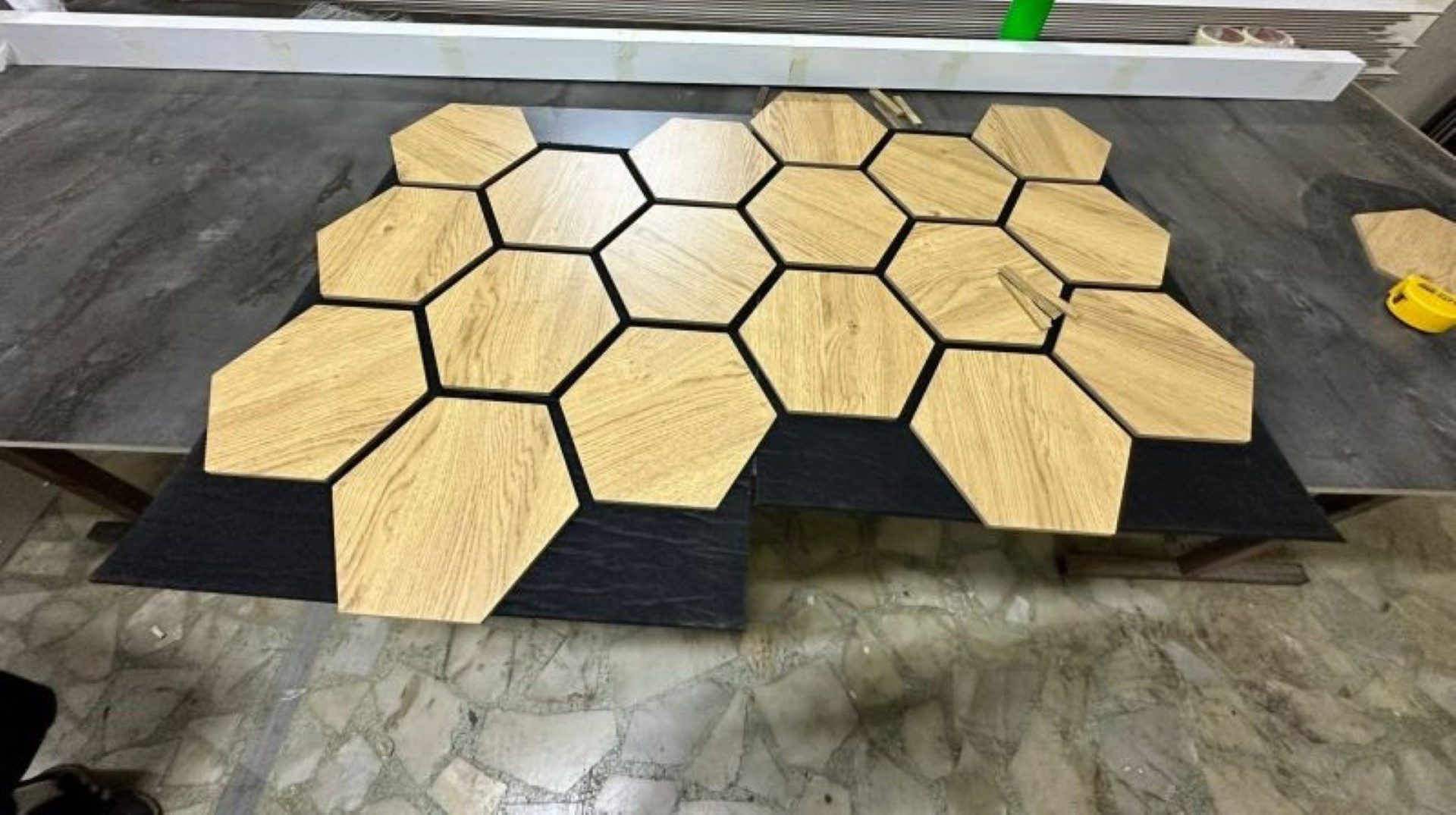 ASCountrystone Wandpaneel Hexagon Akustikpaneel 80x65x2cm, BxL: günstig online kaufen
