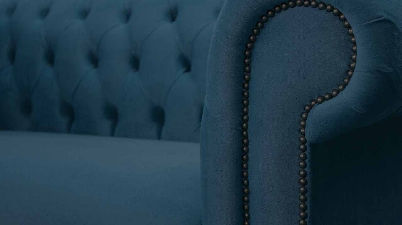 JVmoebel Sofa Chesterfield Design Neu, Luxus Sitz In Couch Sofa Made Europe Polster 3 Sitzer Textil