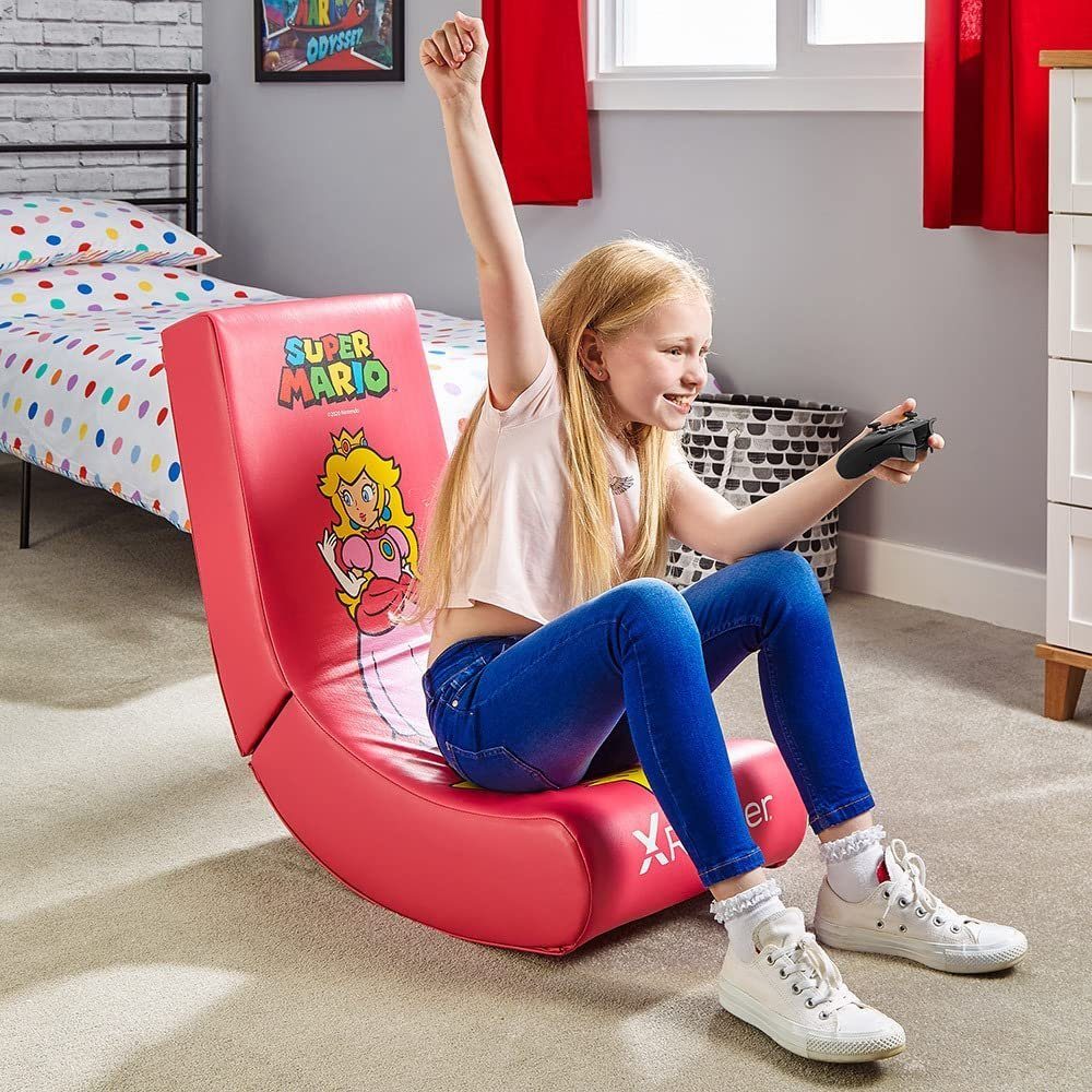 X Rocker Gaming-Stuhl Nintendo Super Mario Floor Rocker Gaming Sessel für  Kinder Prinzessin