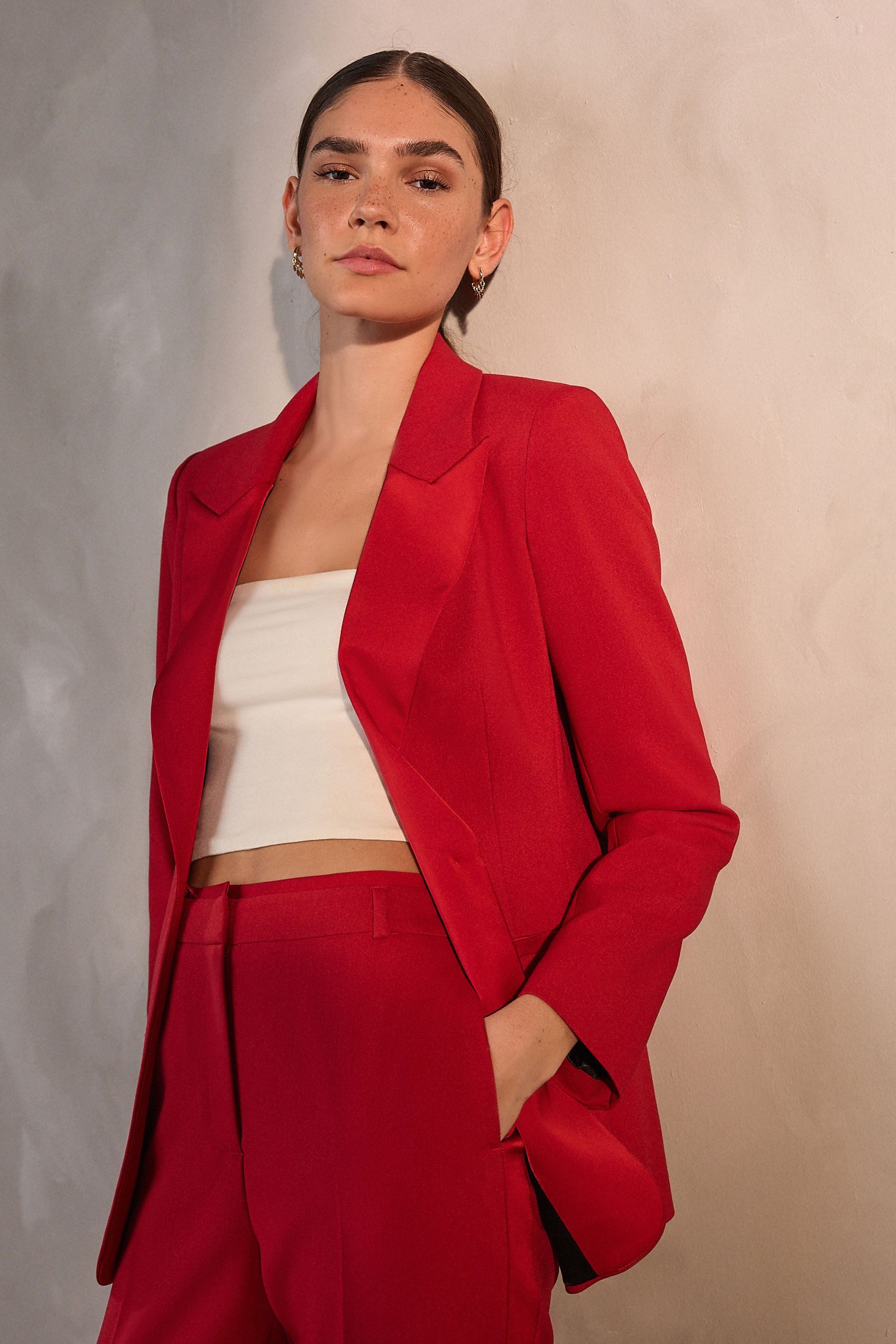 Next Jackenblazer Tailored Fit einreihiges Smokingsakko (1-tlg)