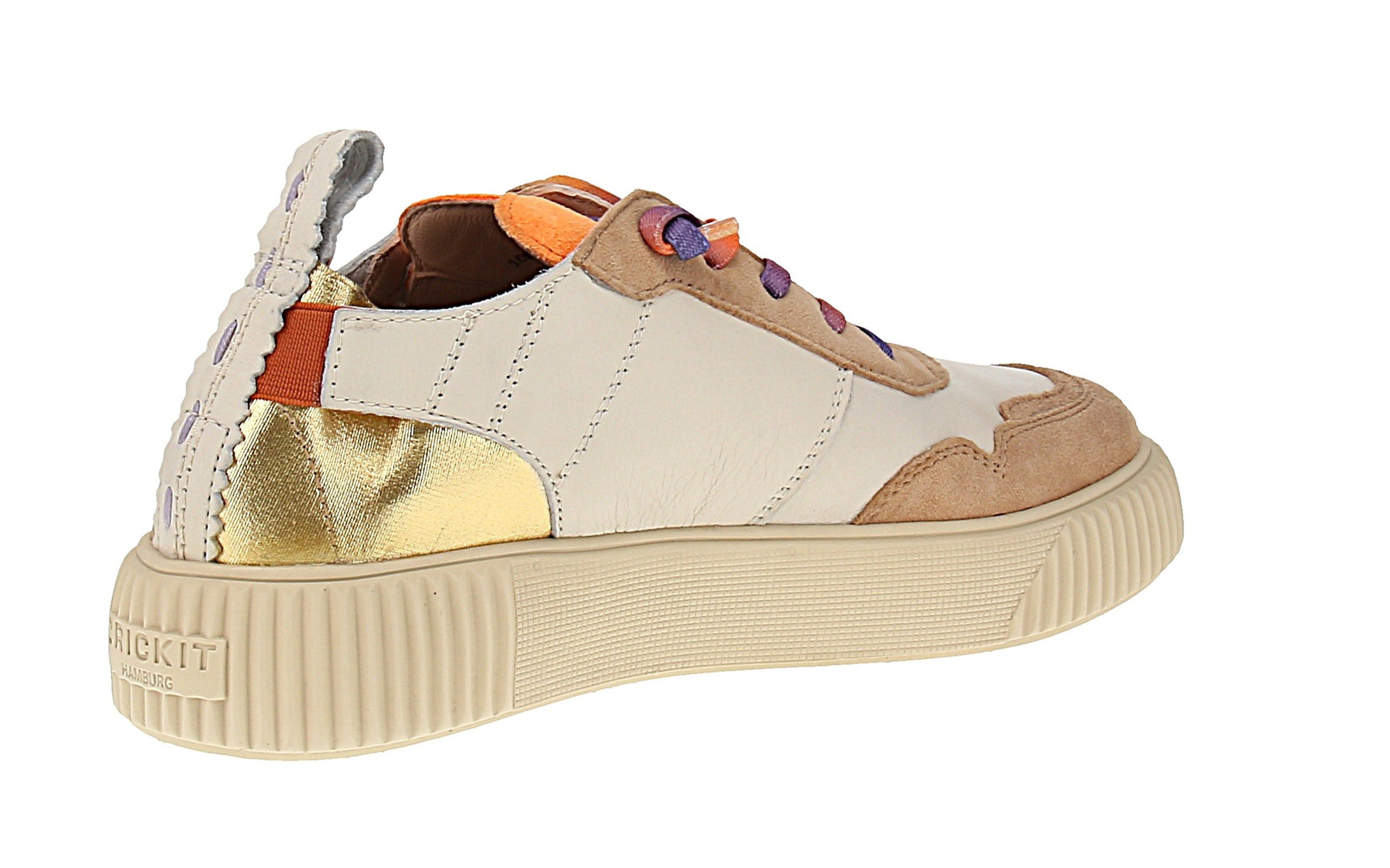 CRICKIT Crickit Oakli - Damen Sneaker - Weiß-Gold Sneaker günstig online kaufen