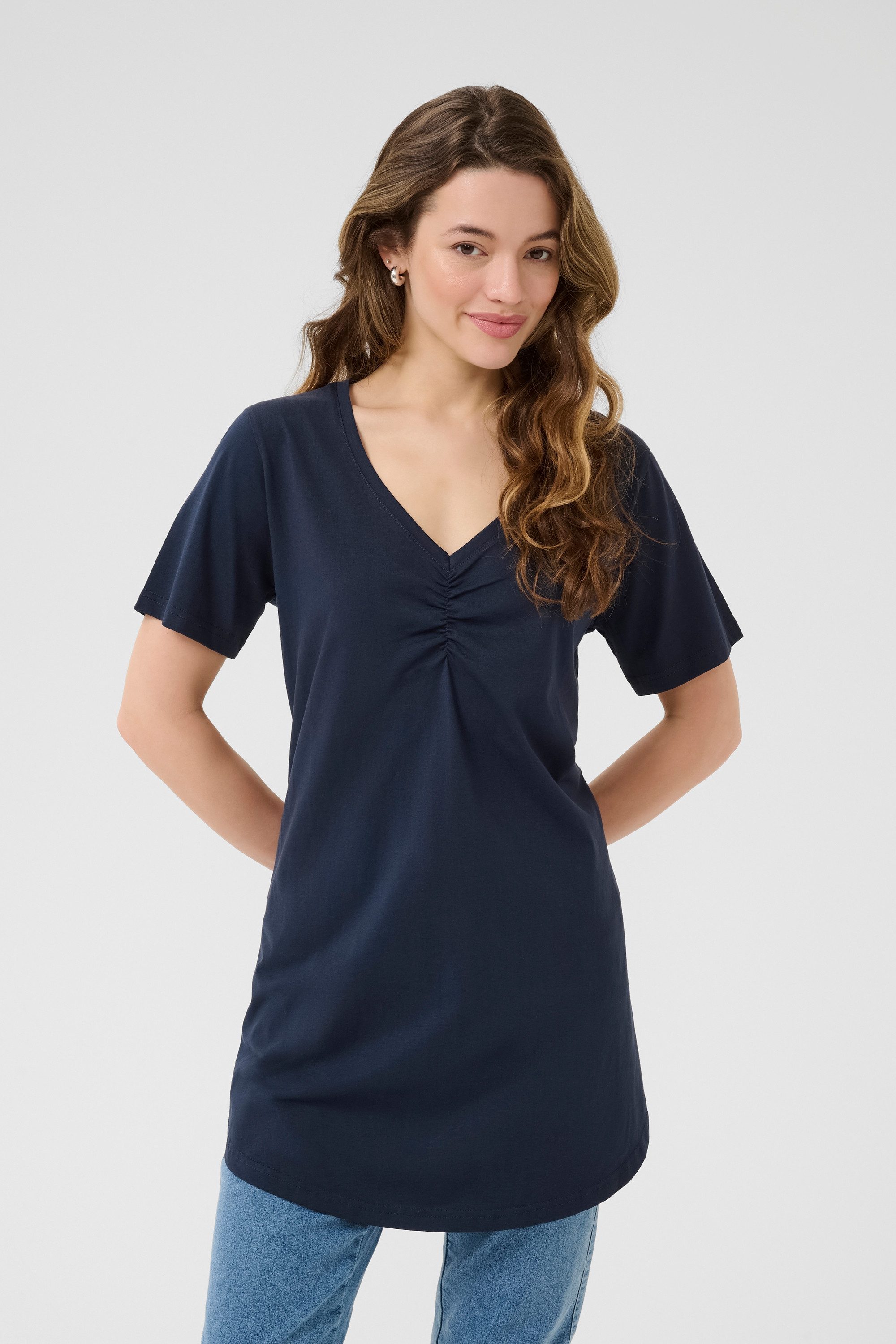 KAFFE Tunika Stricktunika BPanika