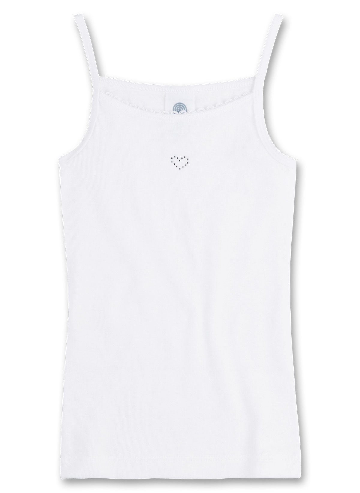 Unterhemd Mädchen Unterhemd - Basic Shirt mit Herzmotiv