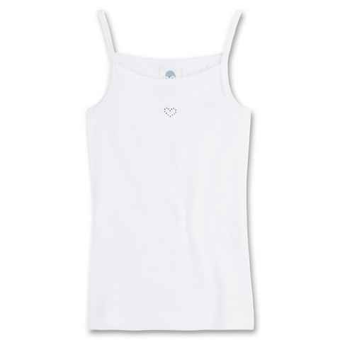 Sanetta Unterhemd Mädchen Unterhemd - Basic Shirt mit Herzmotiv