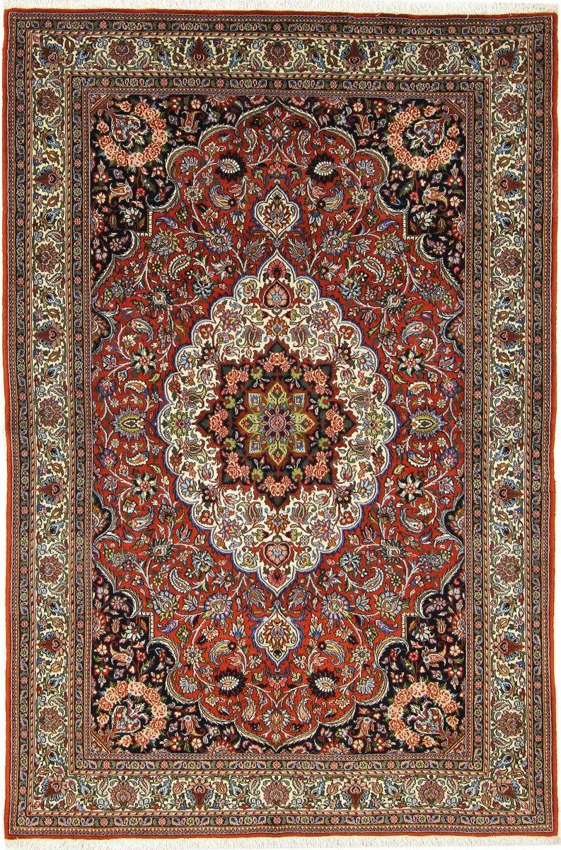 Orientteppich Bakhtiar Sherkat 156x232 Handgeknüpfter Orientteppich / Perserteppich, Nain Trading, rechteckig, Höhe: 12 mm