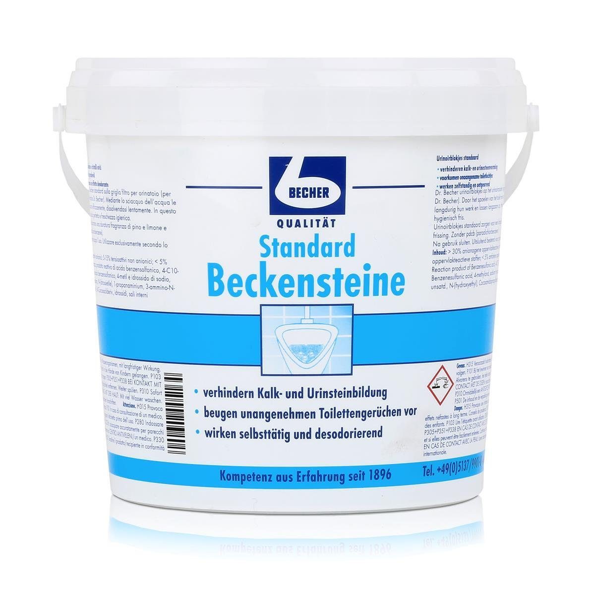 Beckensteine Dr. stk. (1er 30 Dr. Standard WC-Reiniger für Becher Becher Pack) Urinale