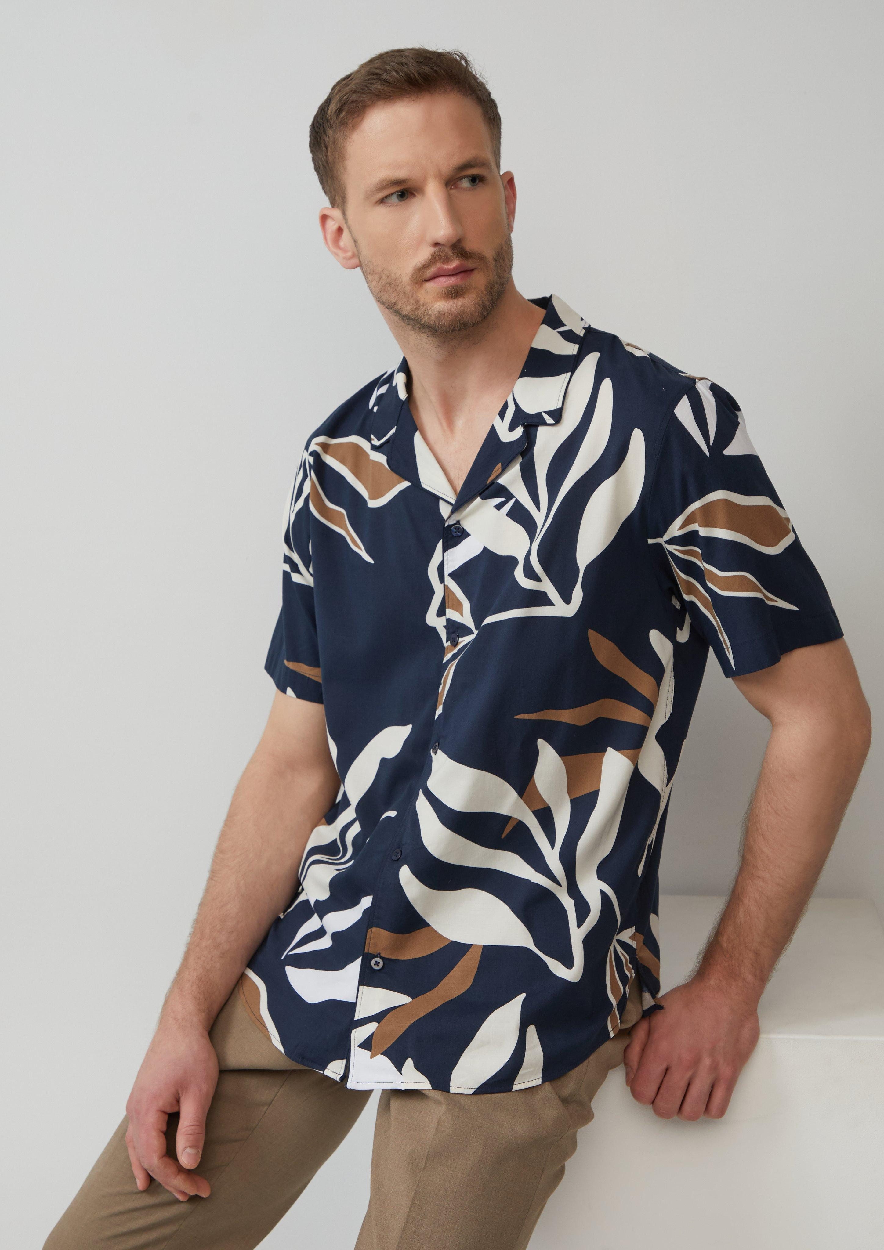 s.Oliver BLACK LABEL Kurzarmhemd Resort Fit: günstig online kaufen
