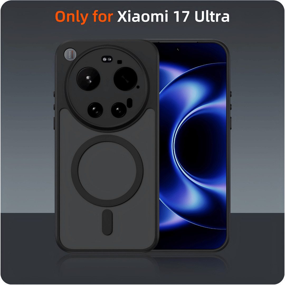 SmartUP Smartphone-Hülle + 2X Schutzglas für Xiaomi 17 Ultra MagSafe Case Display Full Cover 9H 6,9 Zoll, kompletter Rundumschutz