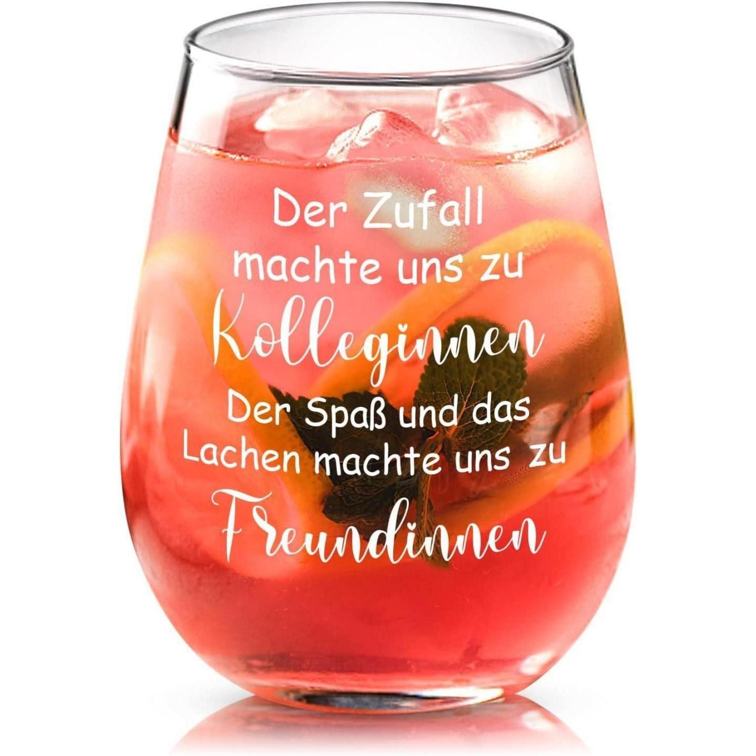 Joymaking Weinglas Abschiedsgeschenk Kollegin Weinglas 450ml Dankeschön Jobwechsel