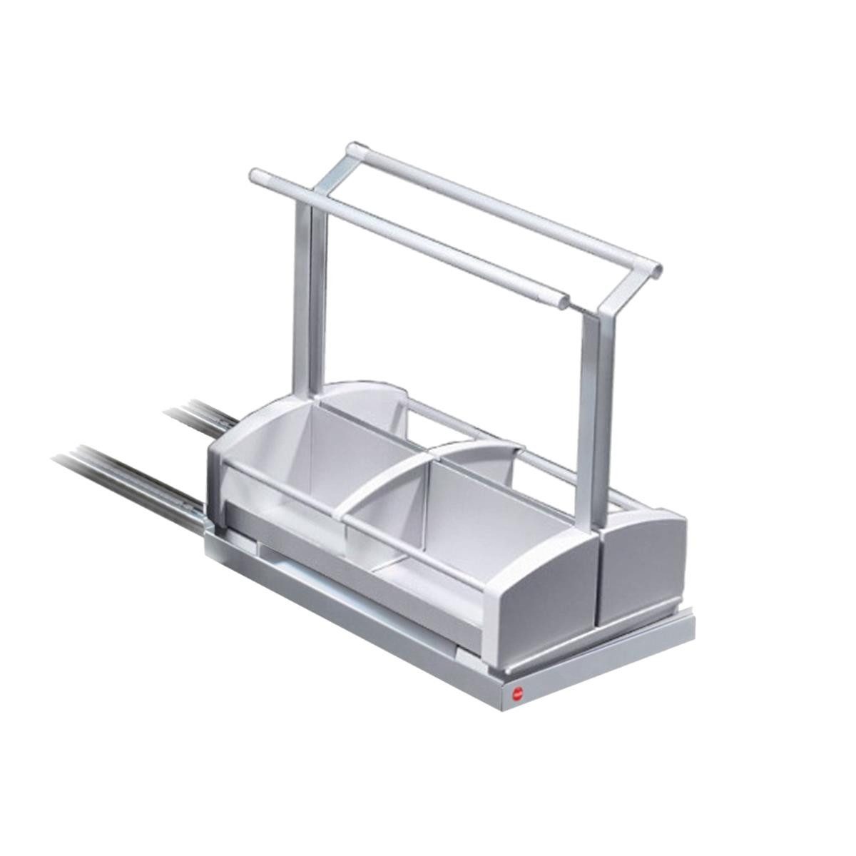 Hailo Einbaumülleimer Hailo Auszug 3950001 Combi Carry Alu Vario Line Utensilienkorb, Hailo Auszug 3950001 Combi Carry Alu Vario Line Utensilienkorb