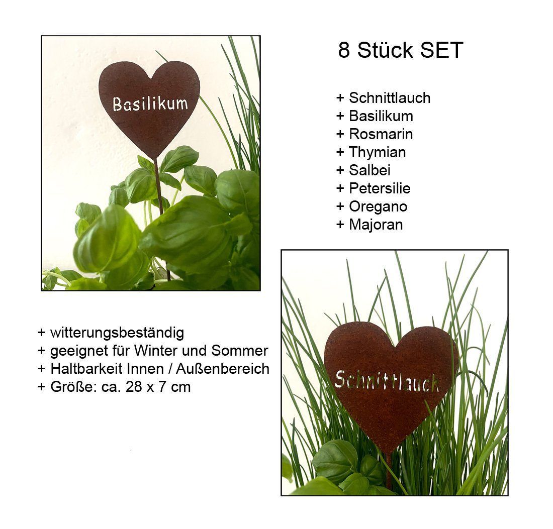 LB H&F Lilienburg Gartenstecker 8er SET günstig online kaufen