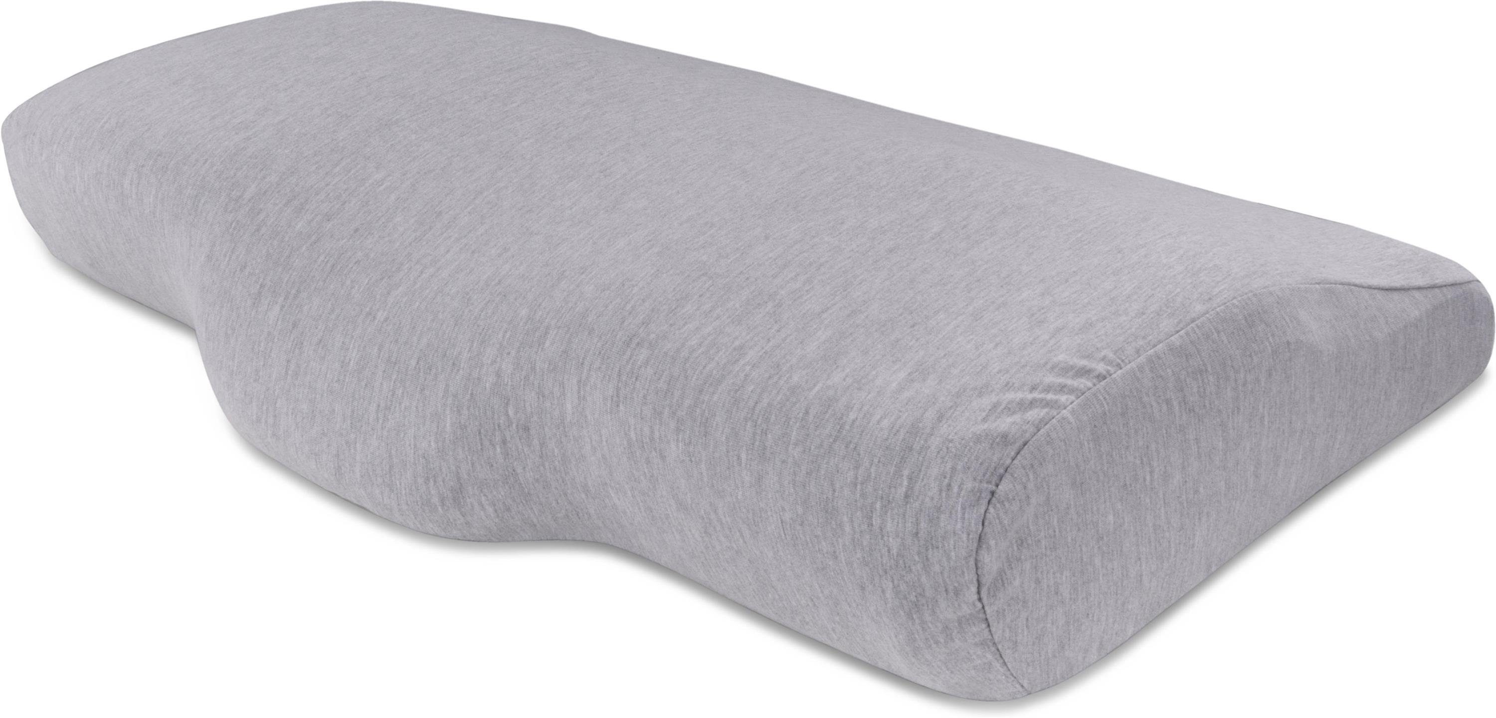Aspero Visko-Kissen Memory Foam Nackenkissen Medan, Füllung: PUR-Kaltschaum, Bezug: 60 % Polyester, 40 % Viskose, Kopfkissen - Nackenstützkissen inklusive Bezug