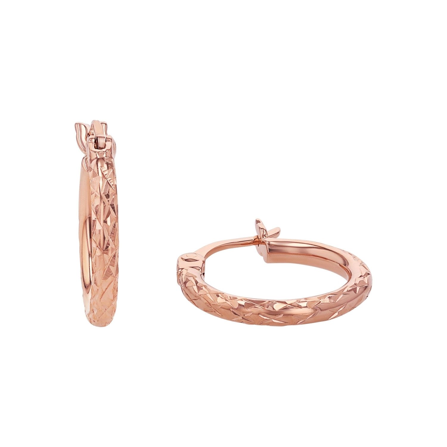Paar Creolen Amor Creolen für Damen, 925 Sterling Silber