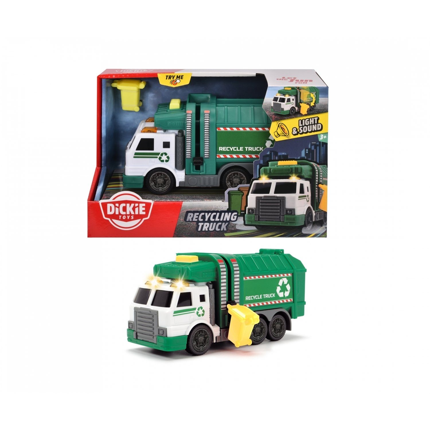 Dickie Toys Spielzeug-Müllwagen 203302018 Recycling Truck günstig online kaufen