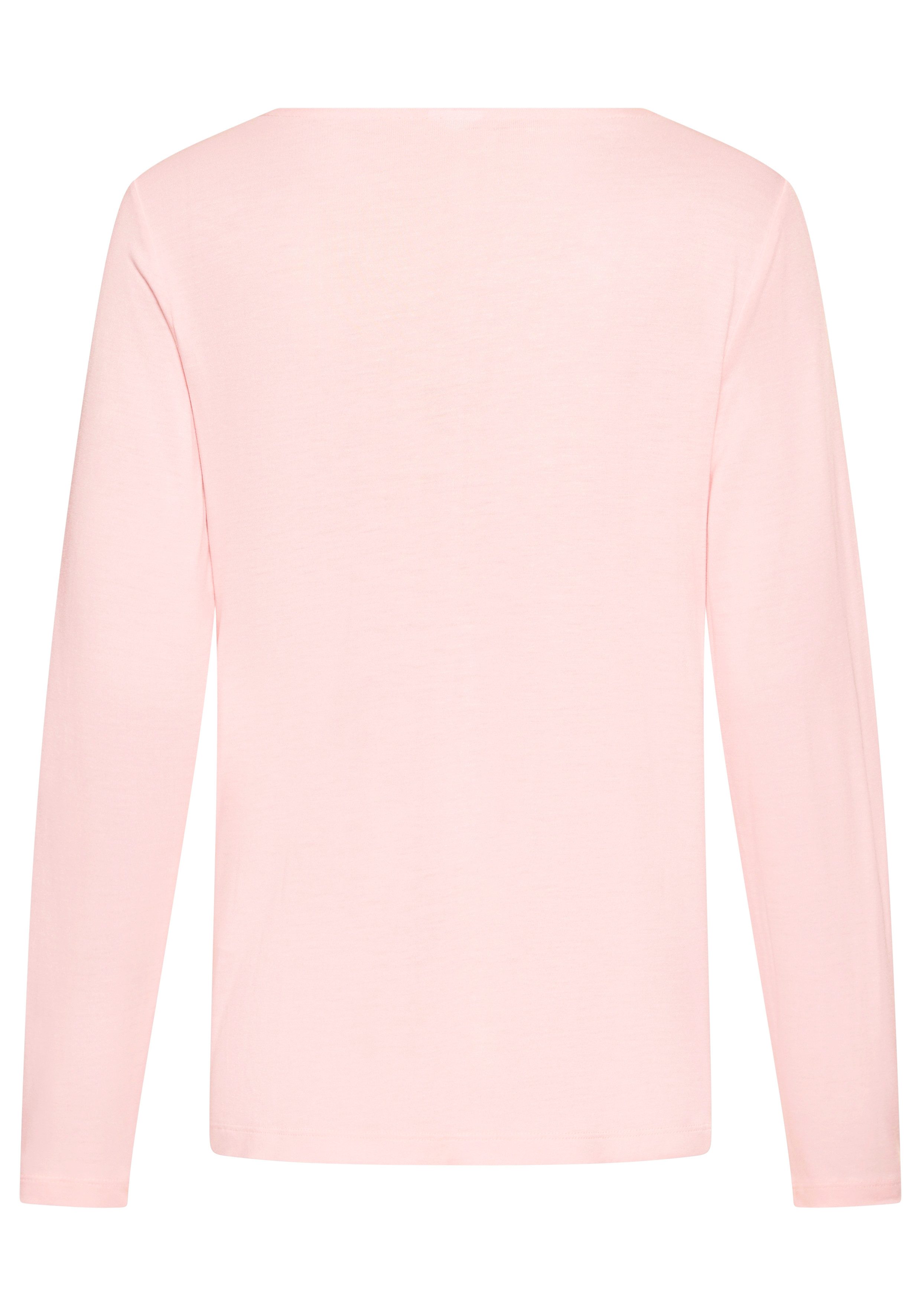 LASCANA Pyjamaoberteil mit Spitzenbesatz am tiefen V-Ausschnitt günstig online kaufen