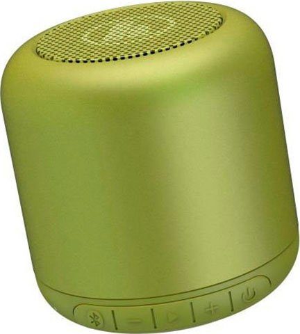 Hama Aluminiumgehäuse) (3,5 HFP, 2.0" "Drum Lautsprecher AVRCP (A2DP W Bluetooth, Bluetooth-Lautsprecher Bluetooth® Integrierte Freisprecheinrichtung) hellgrün Bluetooth, Robustes