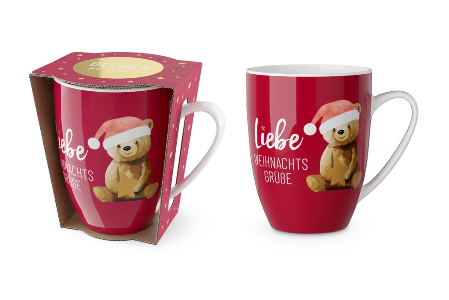 La Vida Geschenk für Dich Tasse la Vida Becher für Dich, 250 ml, Weihnachtstassen, Porzellan, Spülmaschinengeeignet