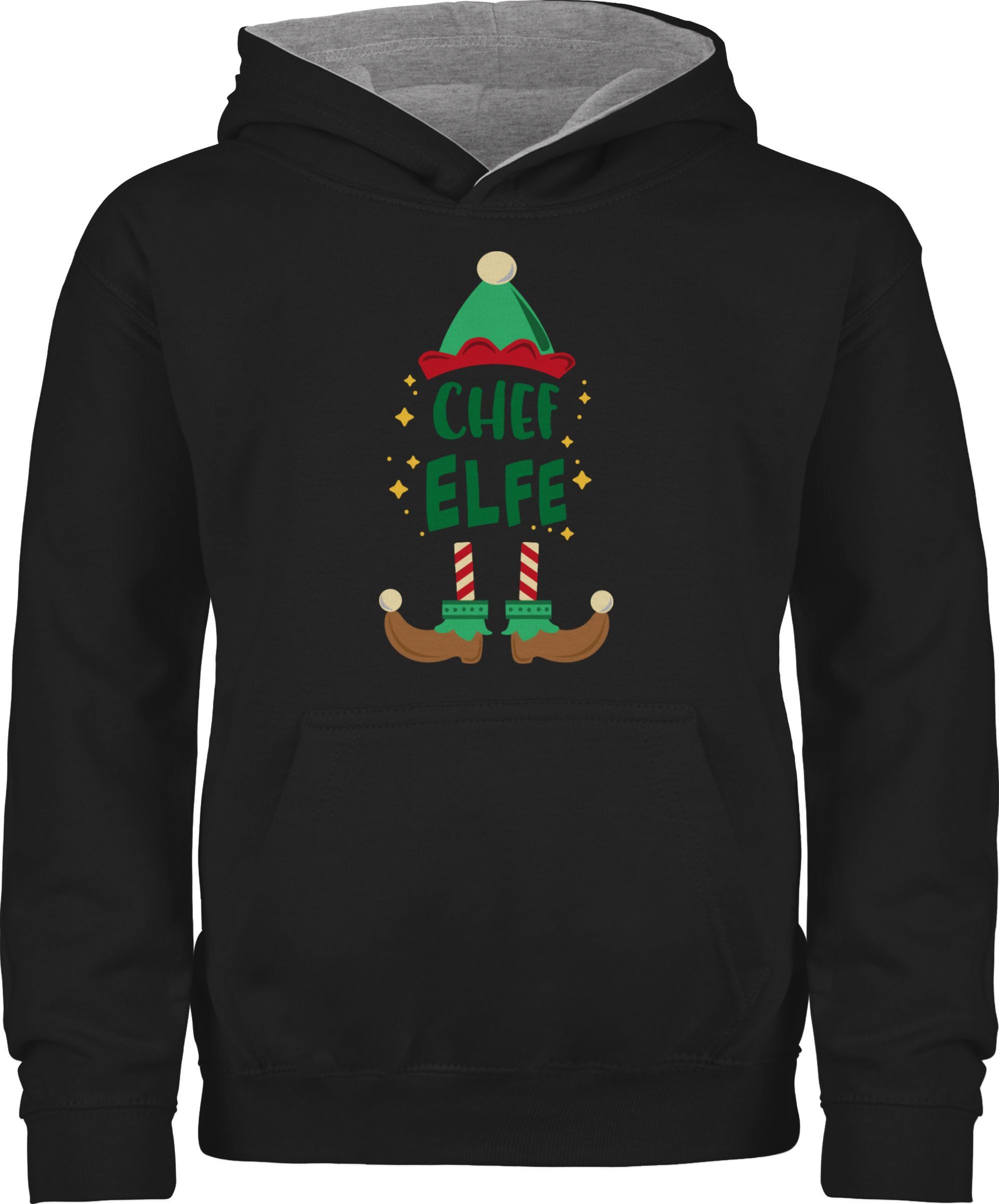 Hoodie Weihnachten Chef Elfe I Weihnachtself