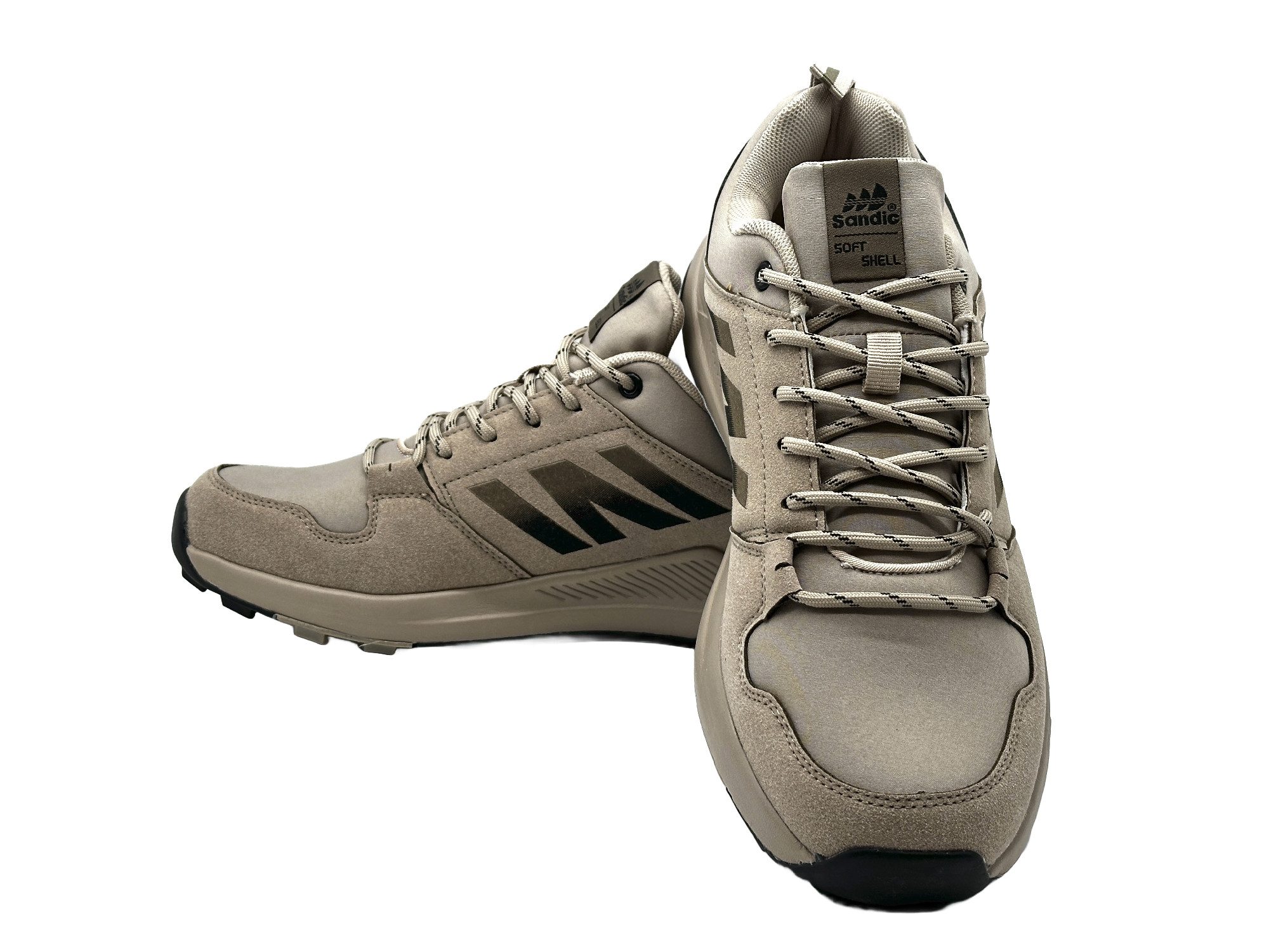Nowaland Leichte Wanderschuhe mit wasserabweisendem Softshell und Profilsohle Wanderschuh Wasserabweisend, atmungsaktiv und rutschhemmend – ideal für Outdoor