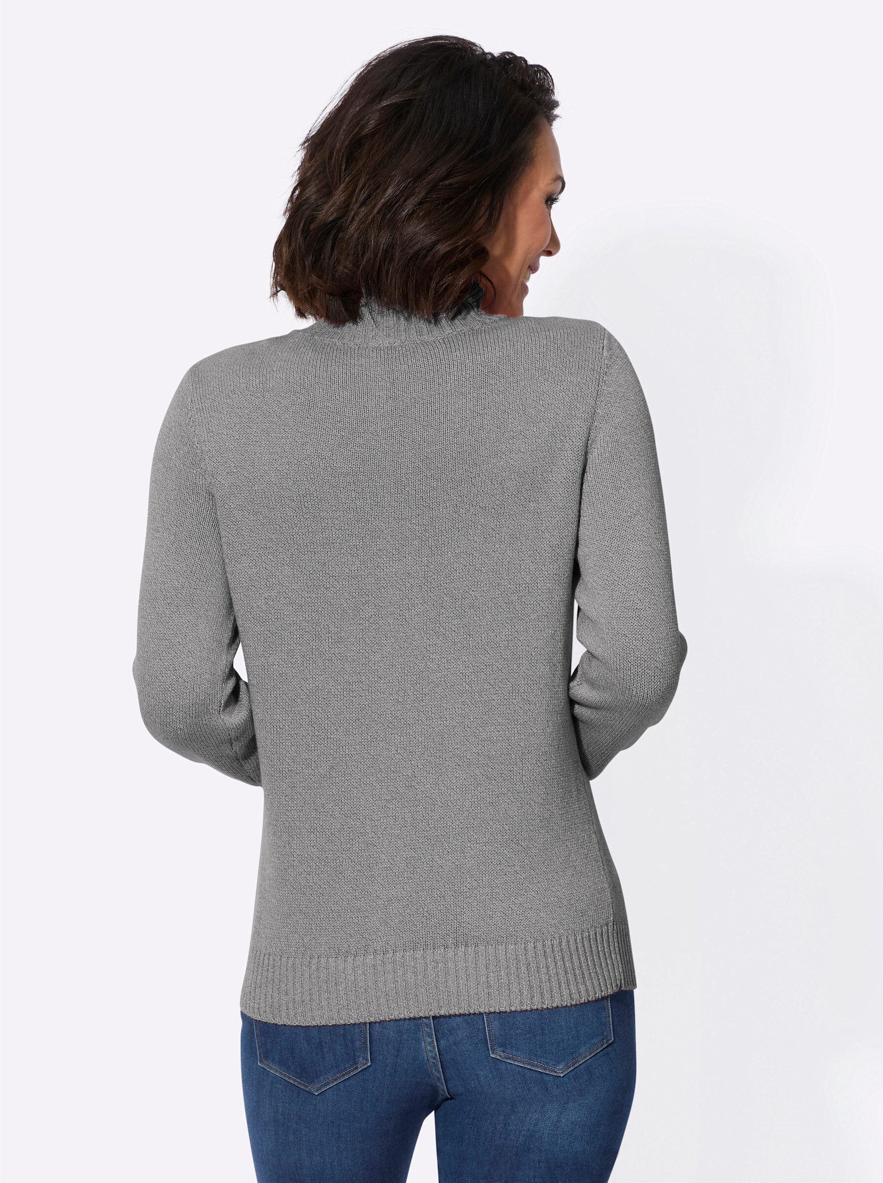 Witt Strickpullover Stehkragenpullover günstig online kaufen