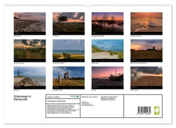 CALVENDO Wandkalender Unterwegs in Dänemark (Premium, hochwertiger DIN A2 Wandkalender 2023, Kunstdruck in Hochglanz)