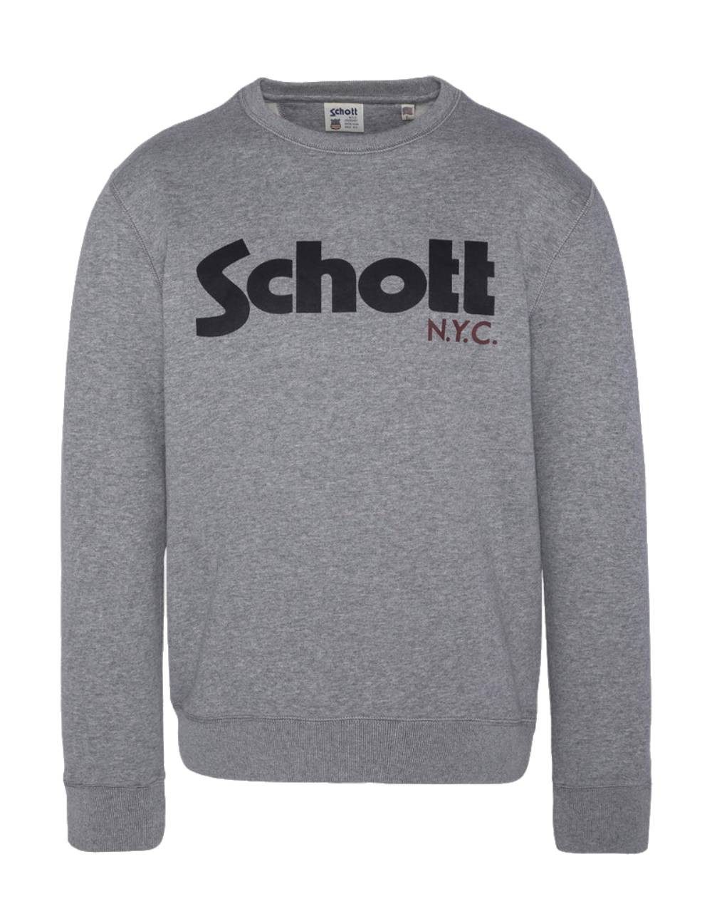 Schott NYC Sweater Sweatpulli Schott Swcrew