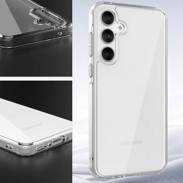 CoolGadget Handyhülle Transparent Ultra Slim Case für Samsung Galaxy A55 5G 6,6 Zoll, Silikon Hülle Dünne Schutzhülle für Samsung A55 5G Hülle