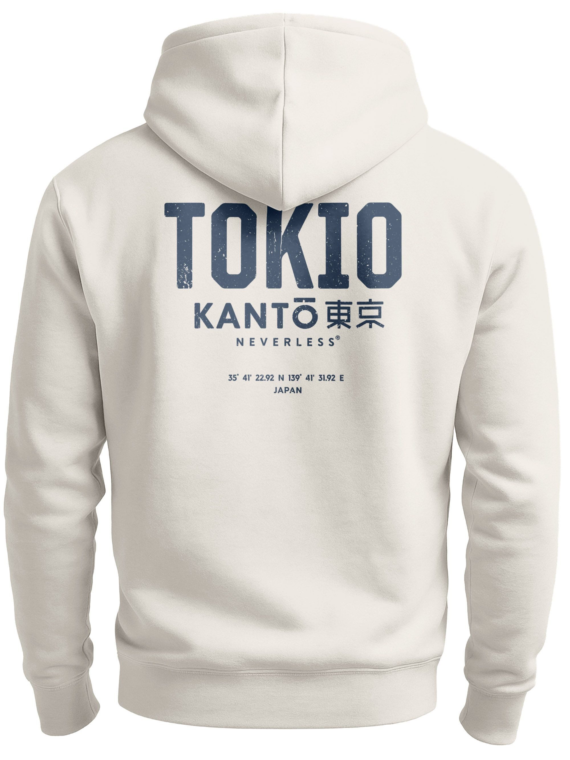 Hoodie Hoodie Backprint Herren Tokyo Japan Japanische Schriftzeichen Grafik