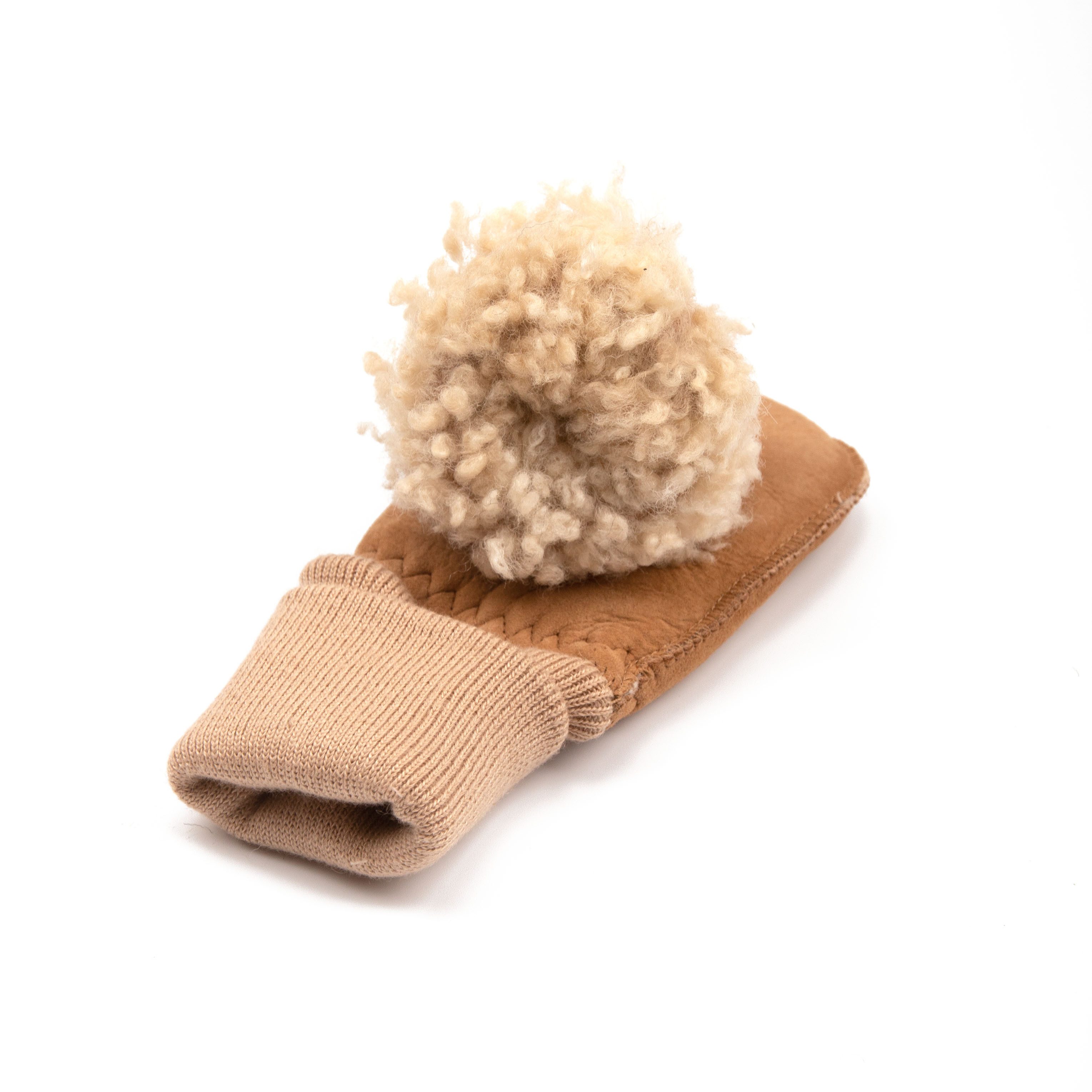 Hand Gewand by Weikert Fäustlinge Muckel - Baby Fäustling aus Merino Lammfell mit Lammfell-Fütterung