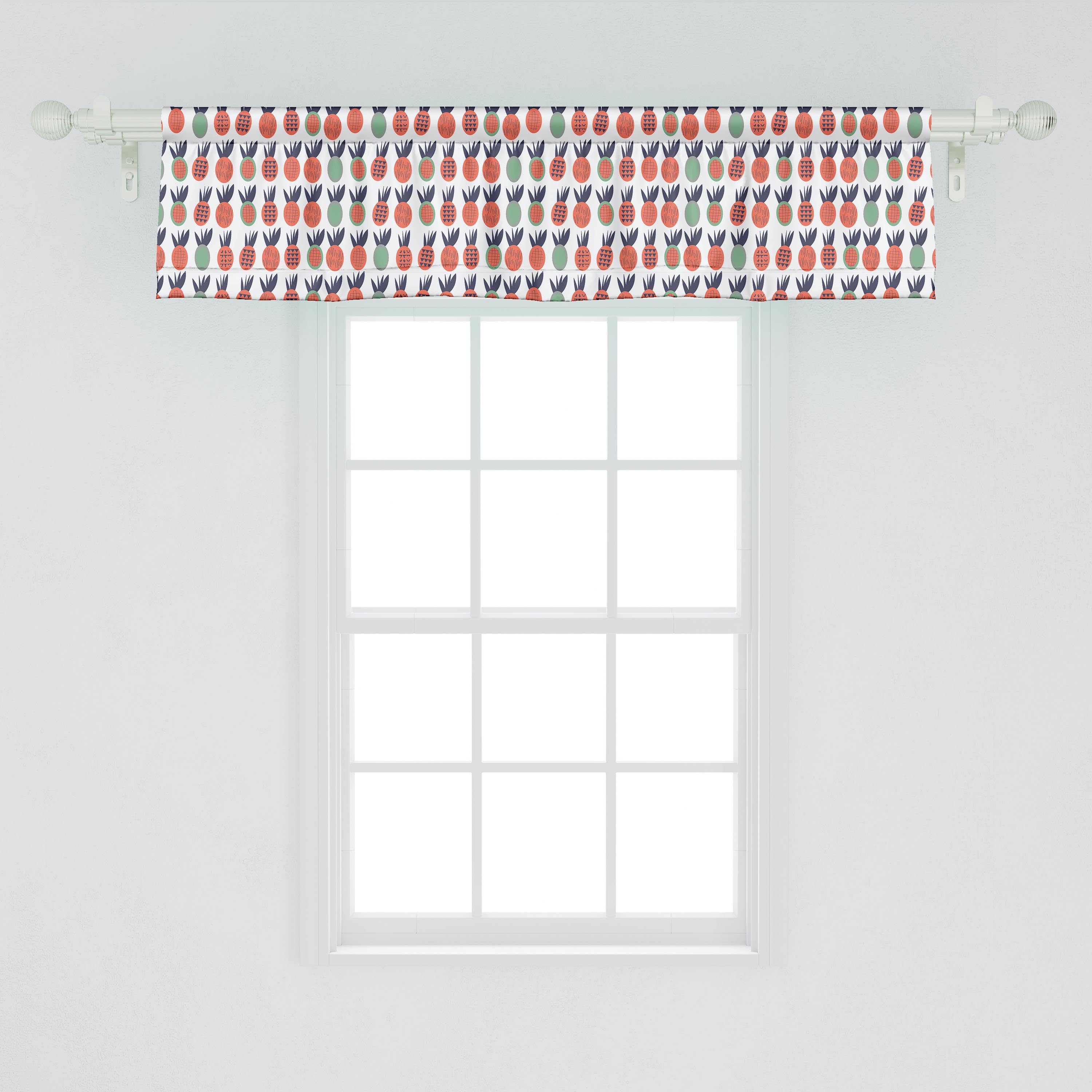 Stangentasche, für Abakuhaus, Triangles Vorhang Volant Dekor mit Küche und Microfaser, Scheibengardine Abstrakt Schlafzimmer Linien