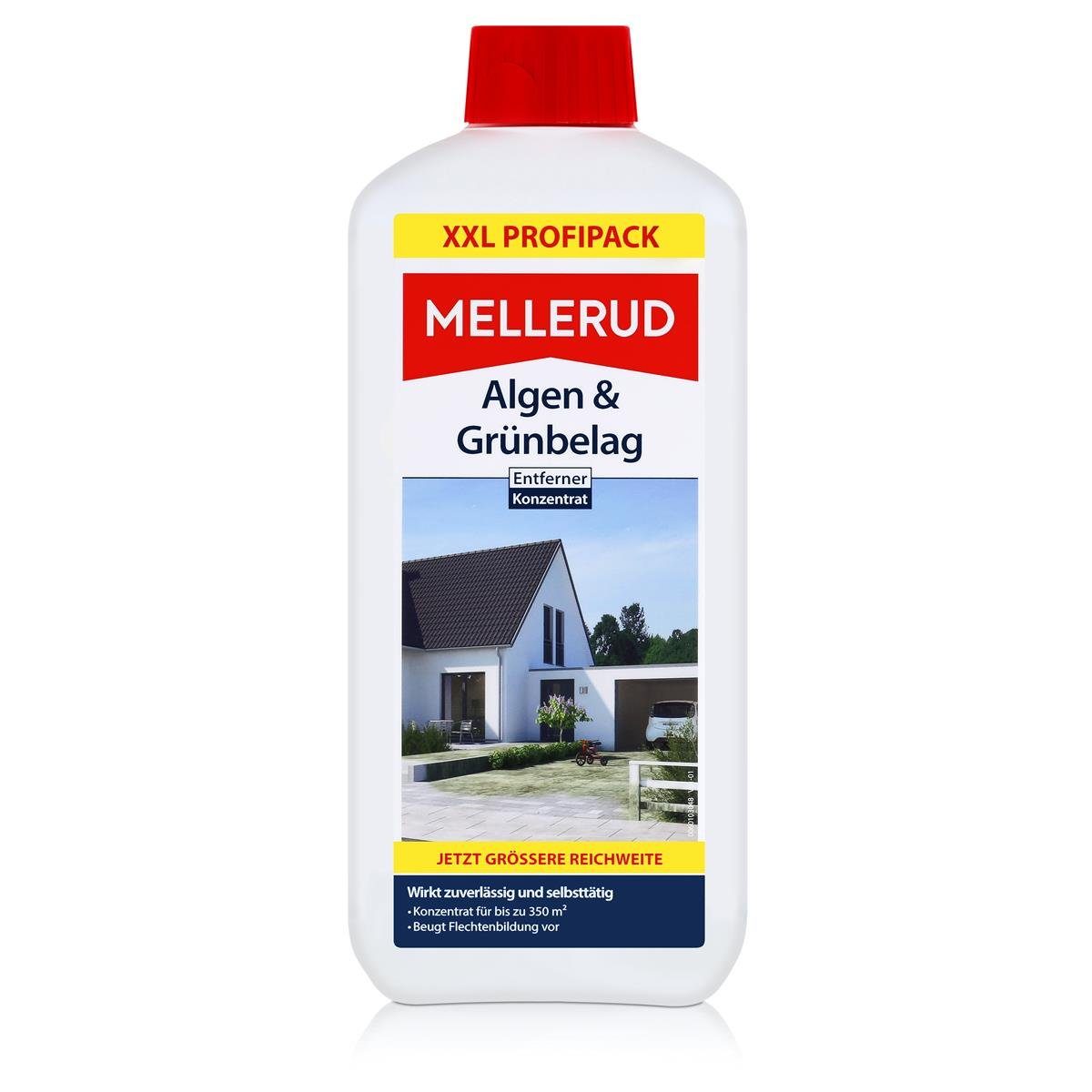 Mellerud Algen und Grünbelag Entferner 1,75L Konzentrat (1er Pack) Spezialwaschmittel