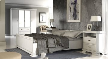 Feldmann-Wohnen Komplettschlafzimmer Kora, (Kora, Schlafzimmer-Set), Doppelbett 180x200cm Nachttische andersen pinie rustikal