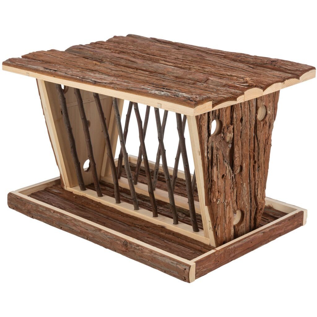 TRIXIE Futterstation Heuraufe zum Aufstellen - diverse - 40 × 22 × 30 cm
