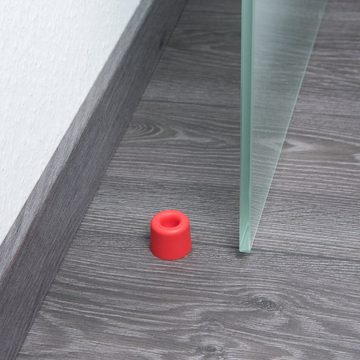 sossai® Türstopper Bodenstopper / Wandstopper NTS1 - ANKE (1 St), Farbe: Rot