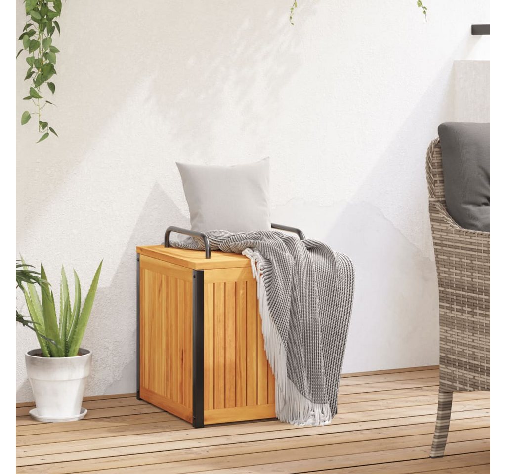 Thumbnail - vidaXL Gartenbox Gartenbox 45x45x45/53 cm Massivholz Akazie und Stahl