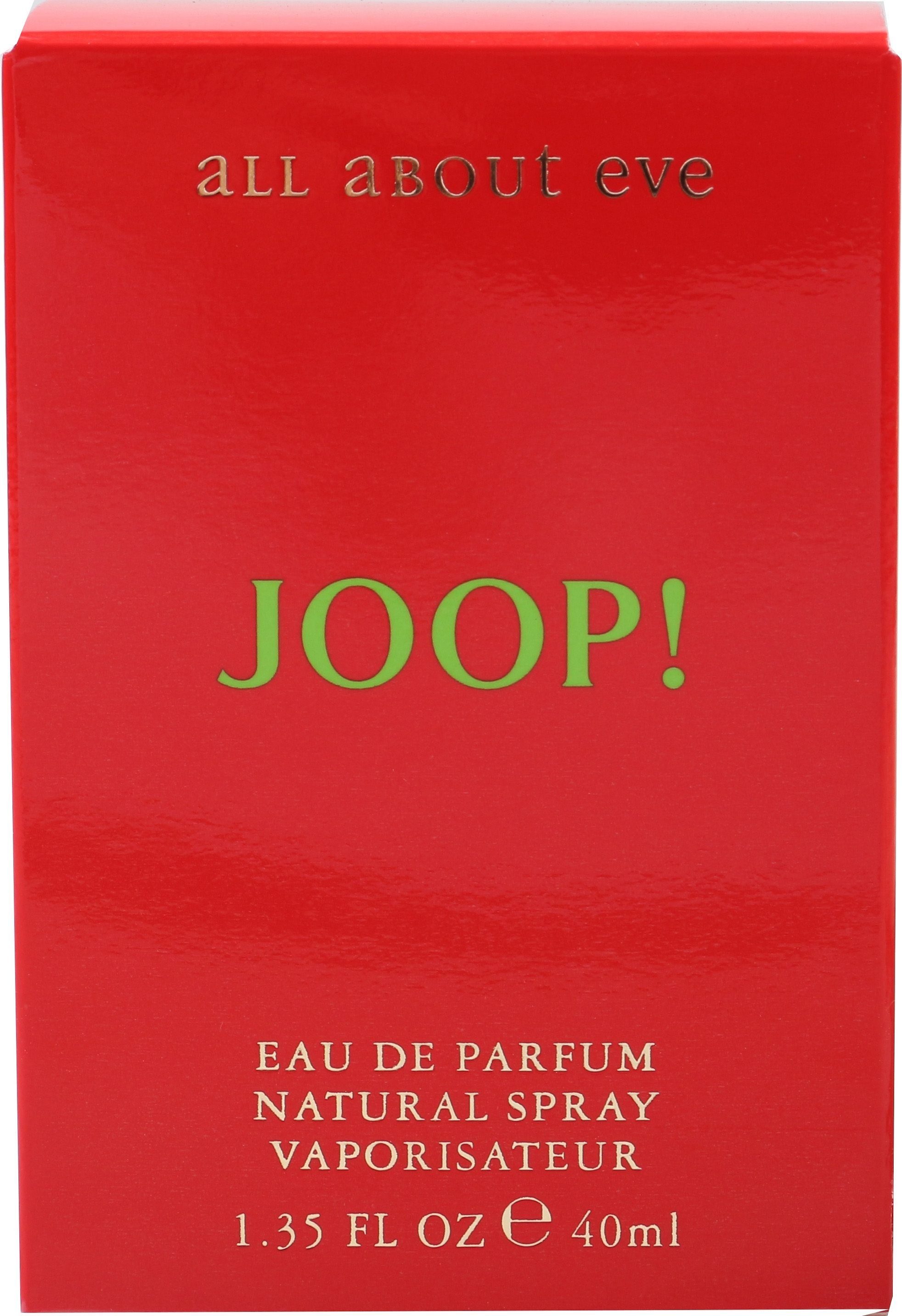 JOOP! Eau de Parfum ALL ABOUT EVE, EDP, mit einer fruchtigen und frischen Duftrichtung