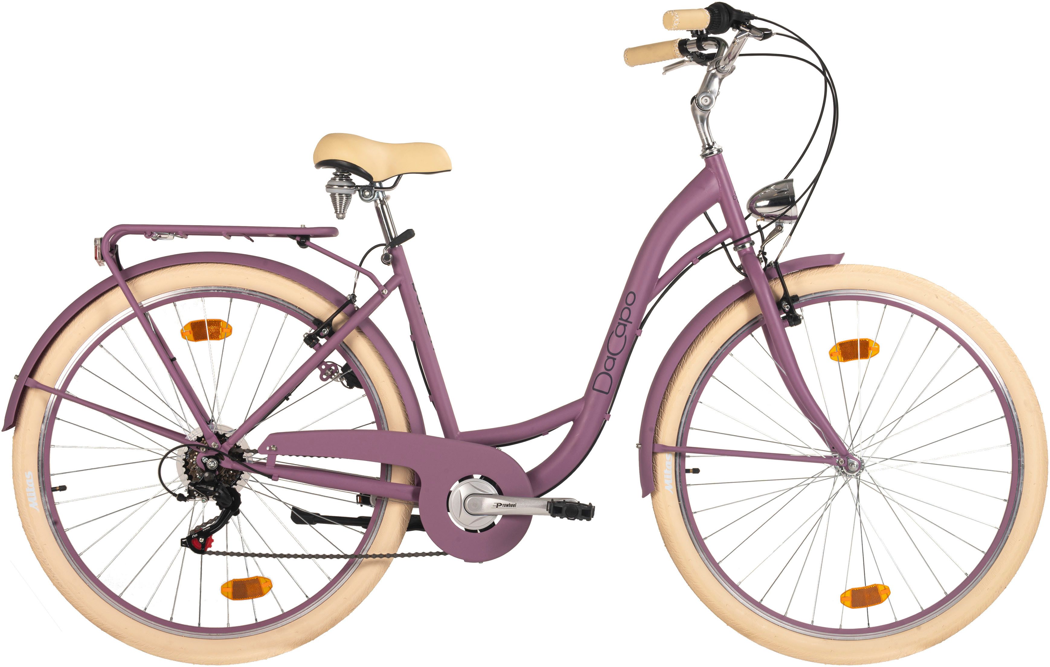 Cityrad Balloon Damenrad 28'' lila 6 Gänge 48 cm