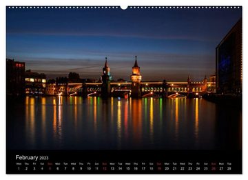 CALVENDO Wandkalender Colours of Berlin (Premium-Calendar 2023 DIN A2 Landscape)