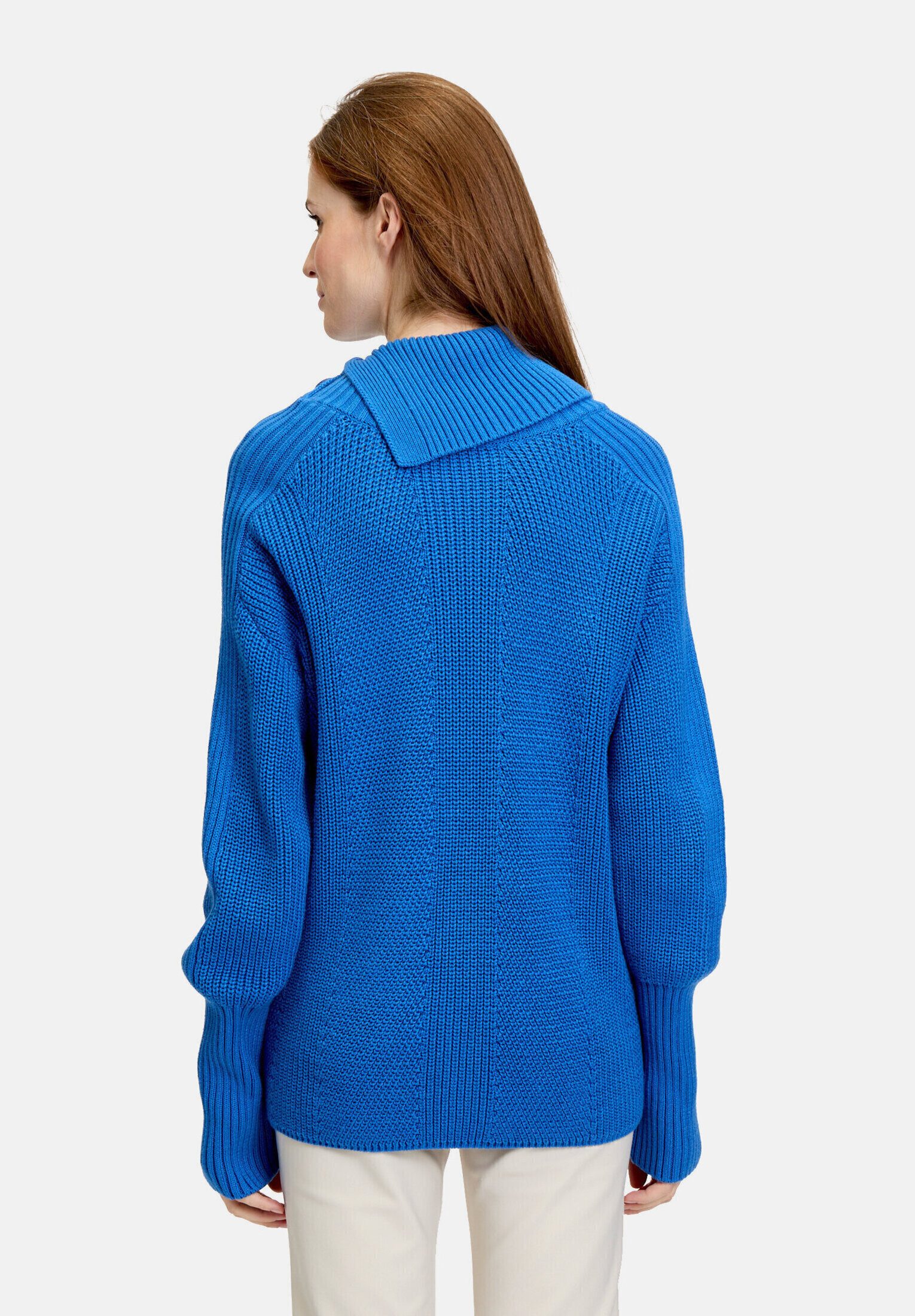 Betty Barclay Strickpullover Damen mit hohem Kragen (1-tlg) Kragen