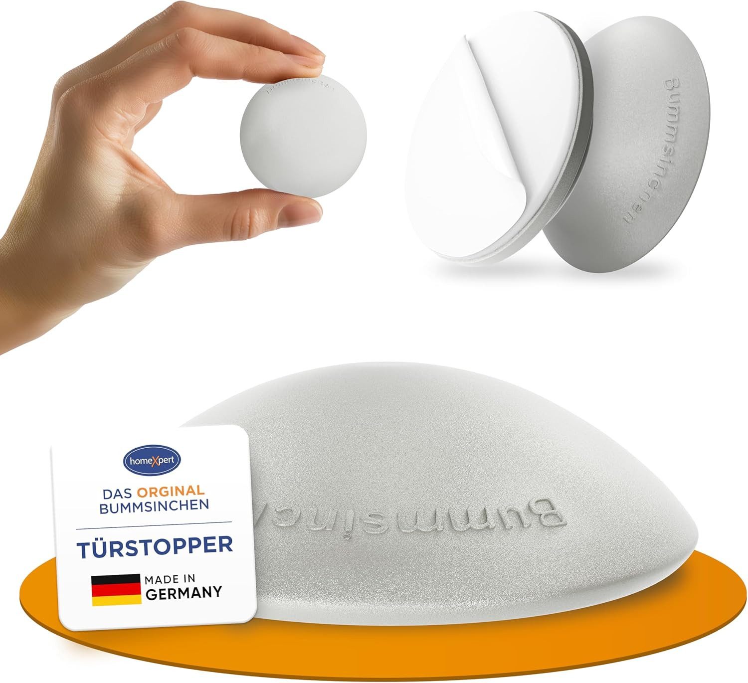 homeXpert Wandtürstopper Türpuffer BUMMSINCHEN 10-er Pack (10-er Set)