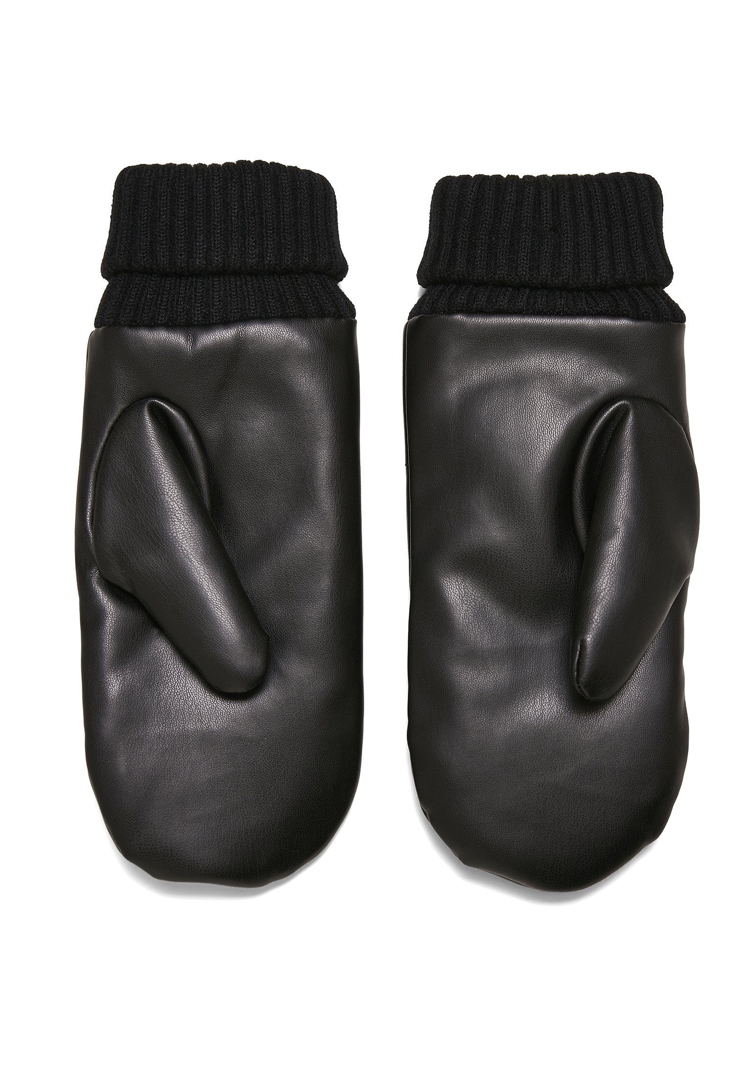 URBAN CLASSICS Baumwollhandschuhe Unisex Puffer Leather Gloves Imitation