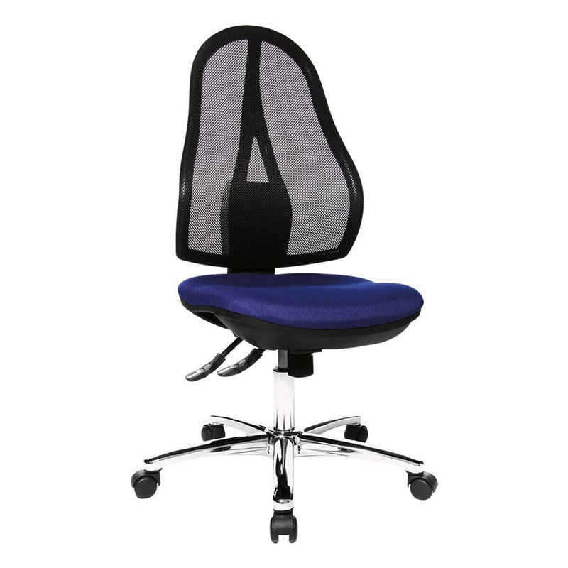 TOPSTAR Schreibtischstuhl Open Point SY, mit ergonomischem Netzrücken und Bandscheibensitz, (ohne Armlehnen)