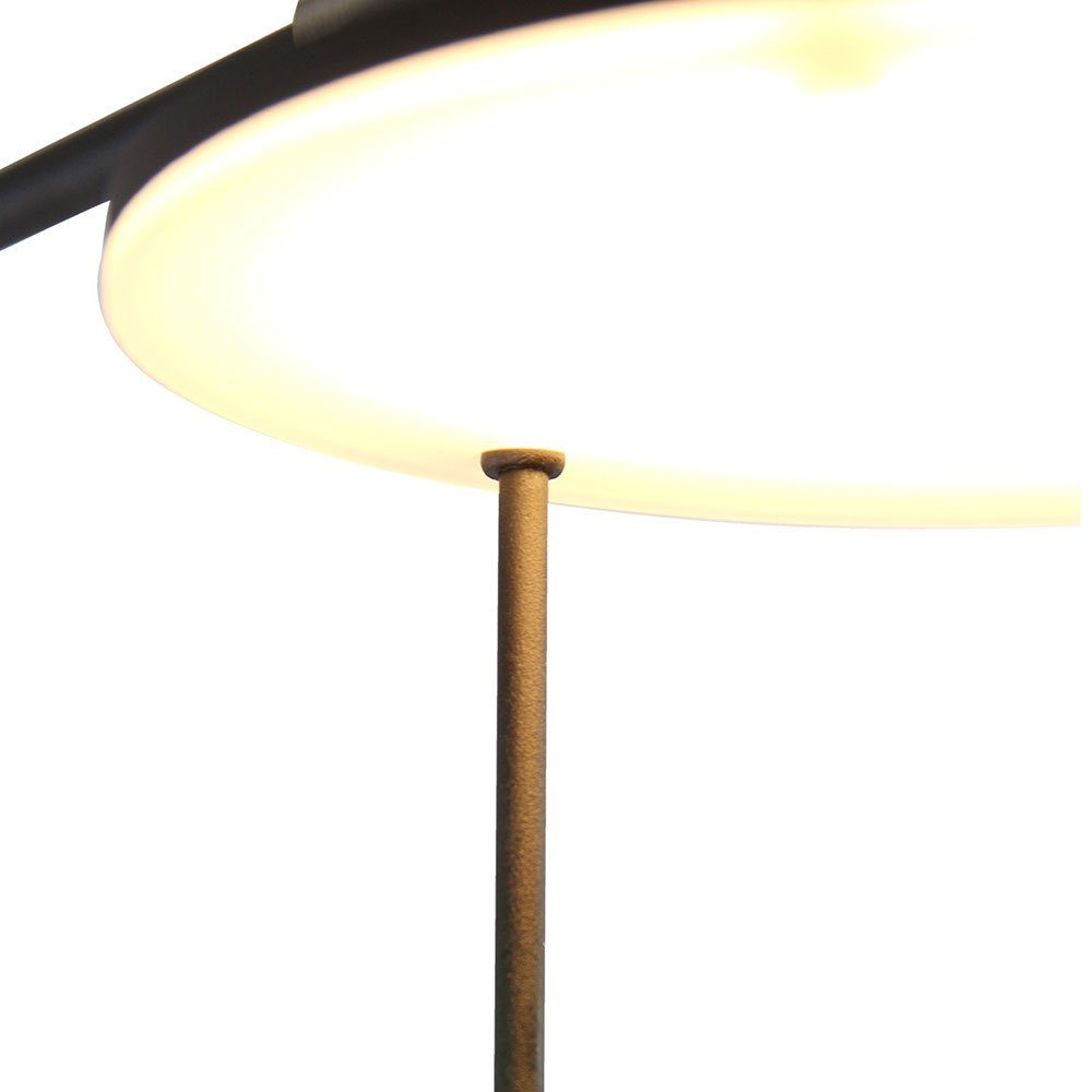 Standleuchte LED Wohnzimmerleuchte verstellbar etc-shop Touchdimmer Stehlampe inklusive, Stehlampe, Leuchtmittel LED