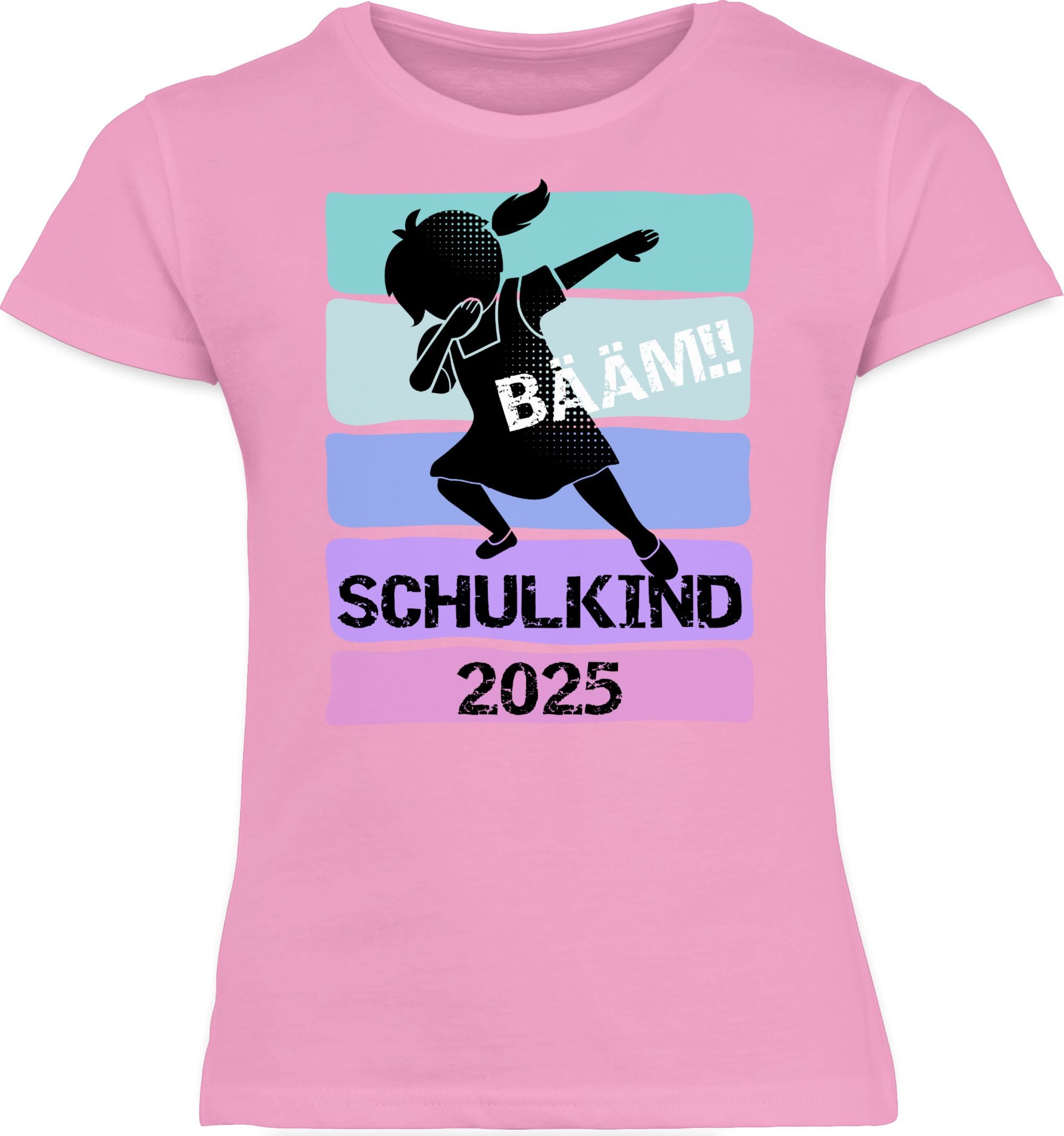 T-Shirt Bääm!! Schulkind 2025 Mädchen