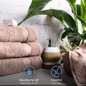 Komfortec Badetücher 100% Baumwolle, 470 g/m², Frottee (8-St), Handtücher 70x140 cm Set, Weich